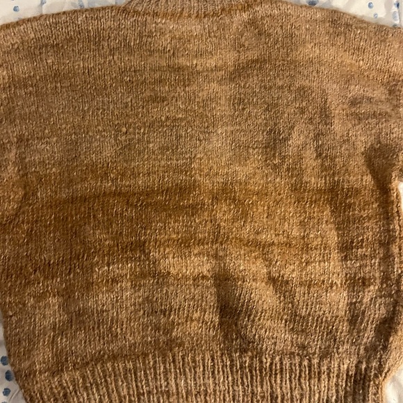 Womens Brown Geometric Sweater - Picture 6 of 11